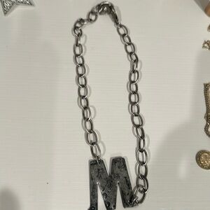 M necklace